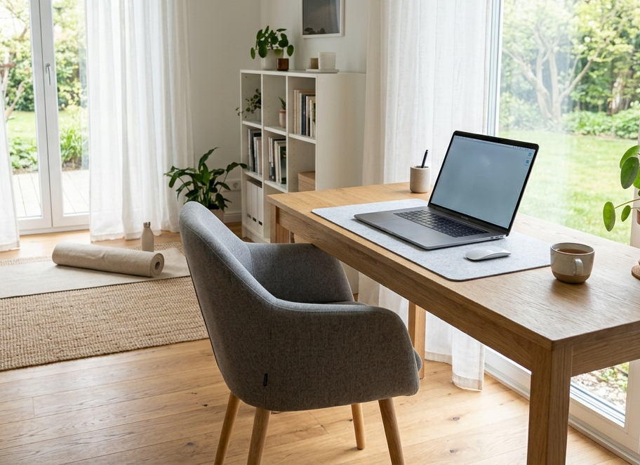 Postura corecta la birou ergonomic
